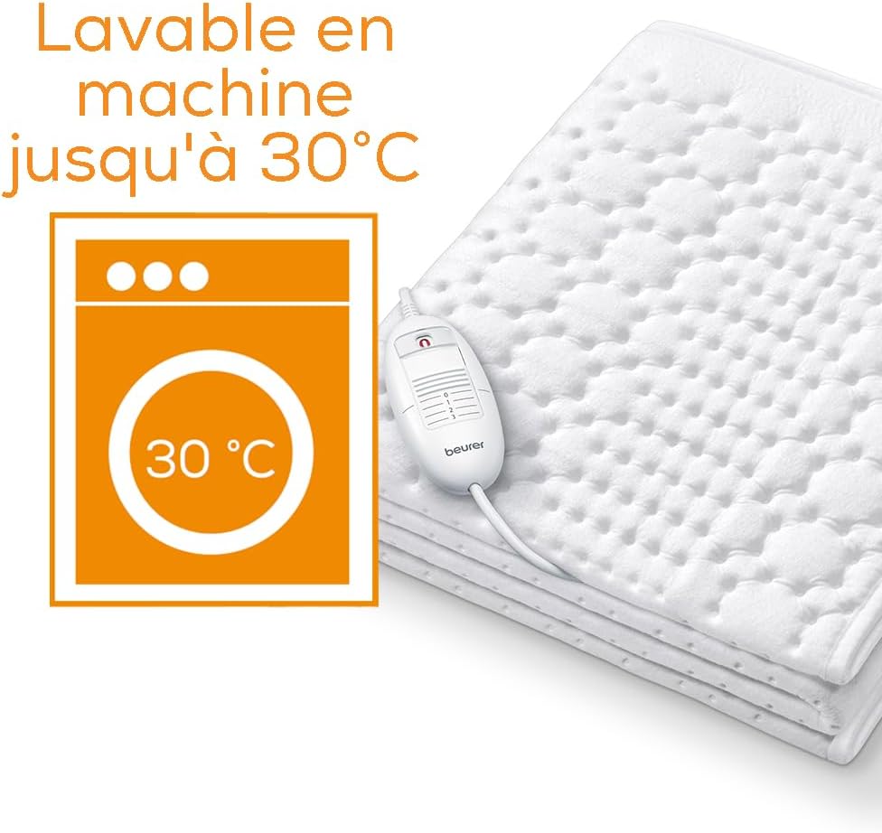 Beurer - TS 19 - 130x75 cm - chauffe-matelas, 3 niveaux, lavable