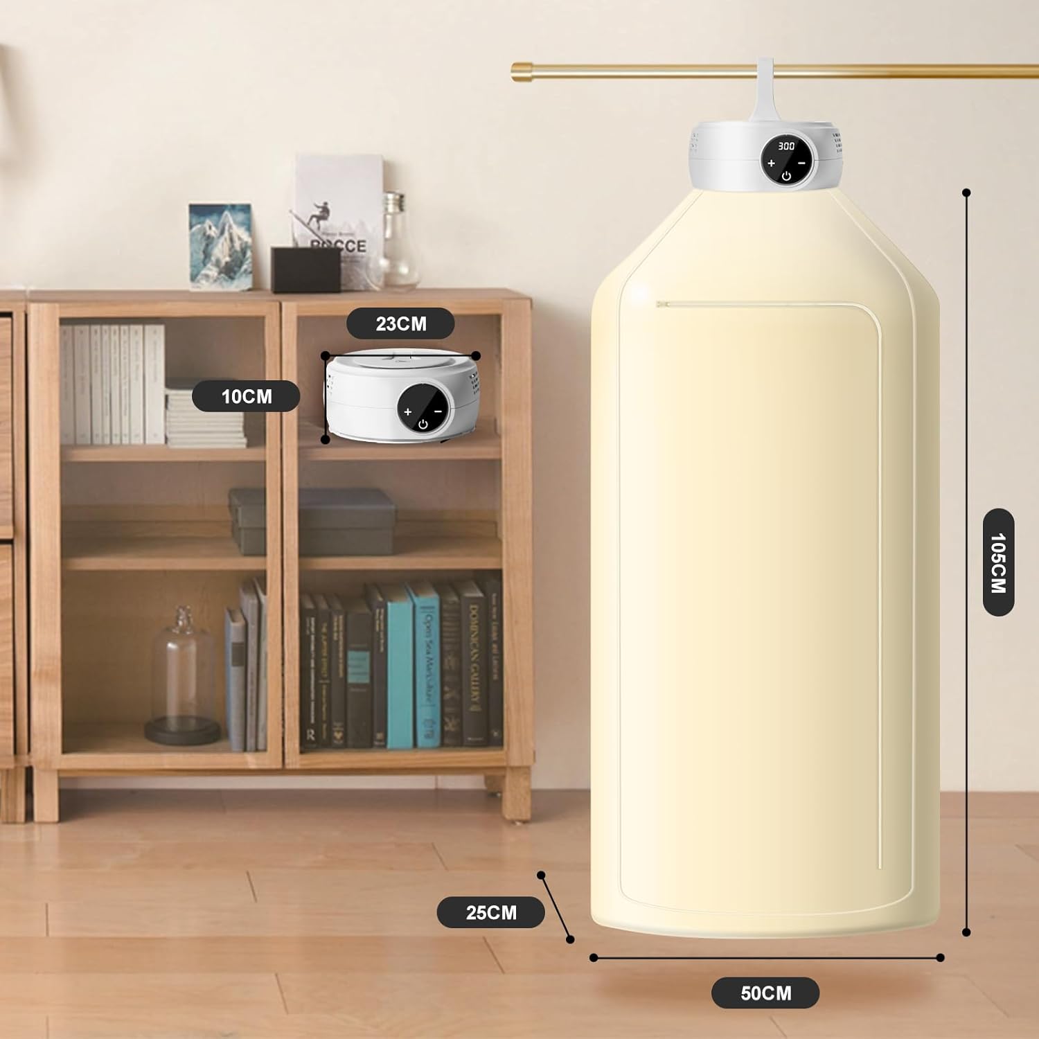 Uten - Mini sèche-linge portable - compact - 600W, minuterie, pompe chaleur