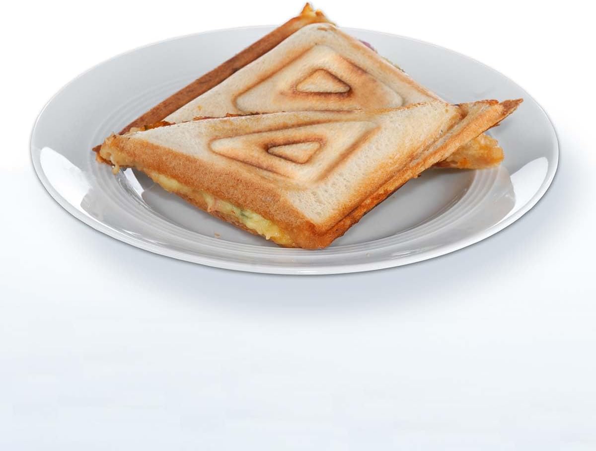 Cloer - croque-monsieur XXL 4 sandwiches, 1800W, argenté, 6269