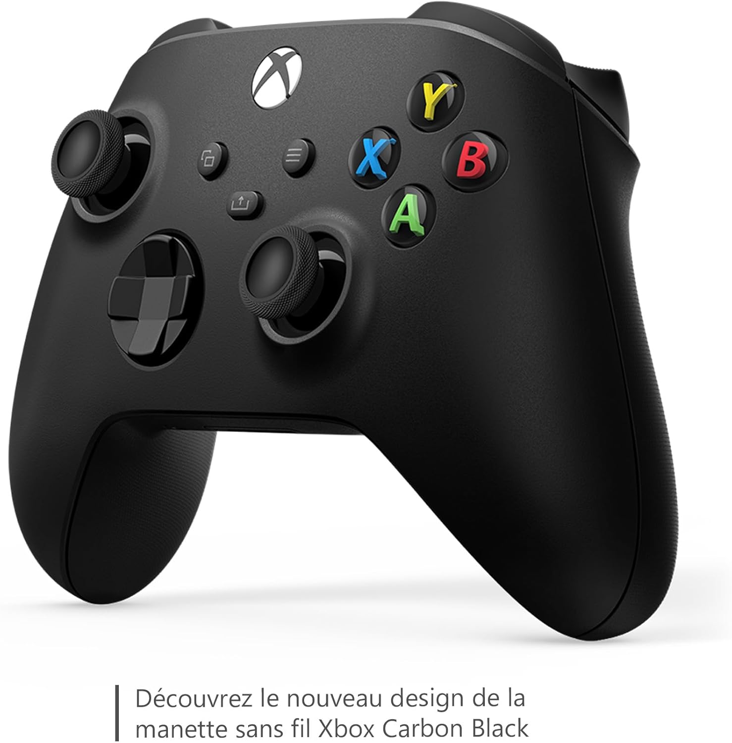Xbox - manette sans fil Carbon Black - ergonomique - multi-plateforme