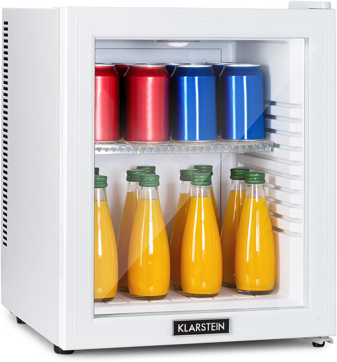 Klarstein - Mini Frigo 32L, silencieux, étagères réglables, 12-18°C
