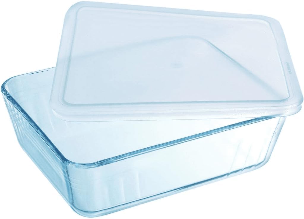 Pyrex - Cook & Freeze - 27x22 cm - plat rectangulaire avec couvercle, lot de 2