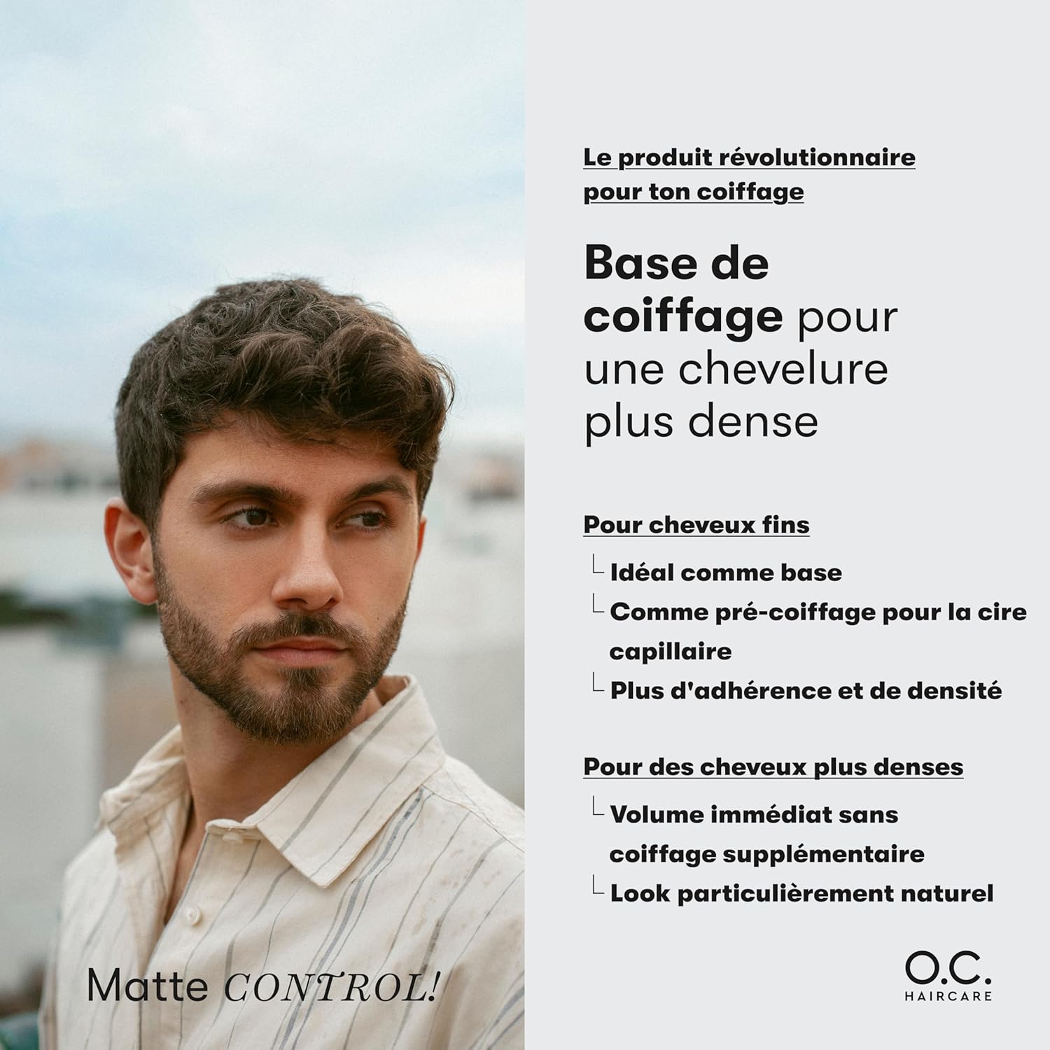 Poudre coiffante - effet mat - volume & tenue cheveux fins - stabilité maximale