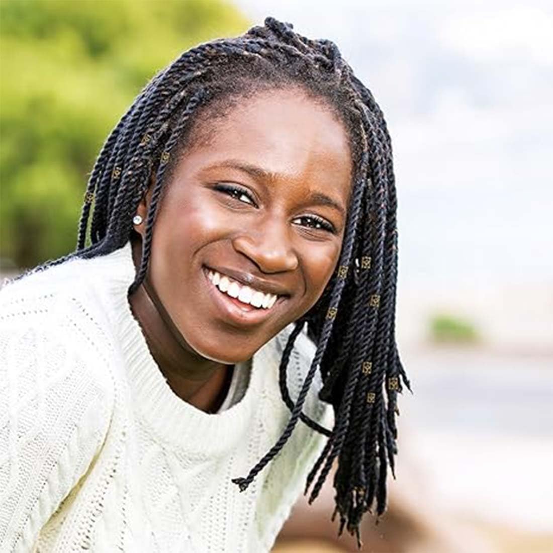 Bijoux de cheveux - lot de 40 pièces - métal réglable - accessoires spirale pour dreadlocks