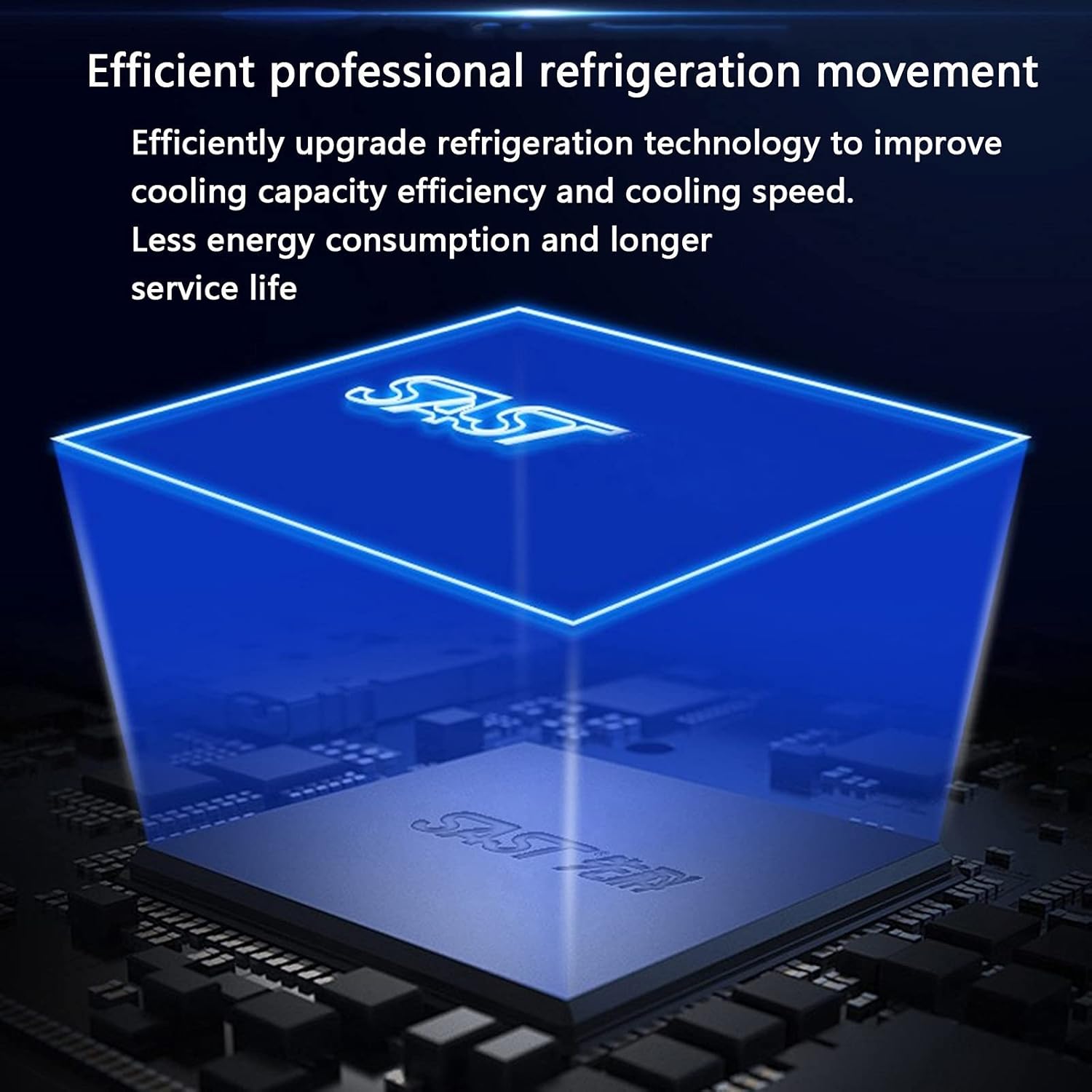 Mini réfrigérateur portable USB, écran LCD, 2-8°C, B-Dualbattery