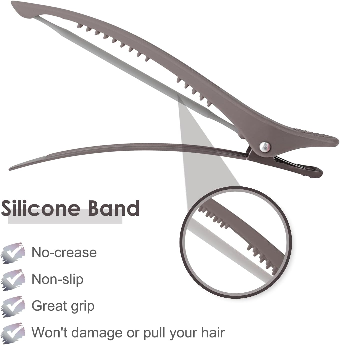 AIMIKE - Pinces à cheveux lot de 6 - antidérapantes sans trace - idéales coiffure femme