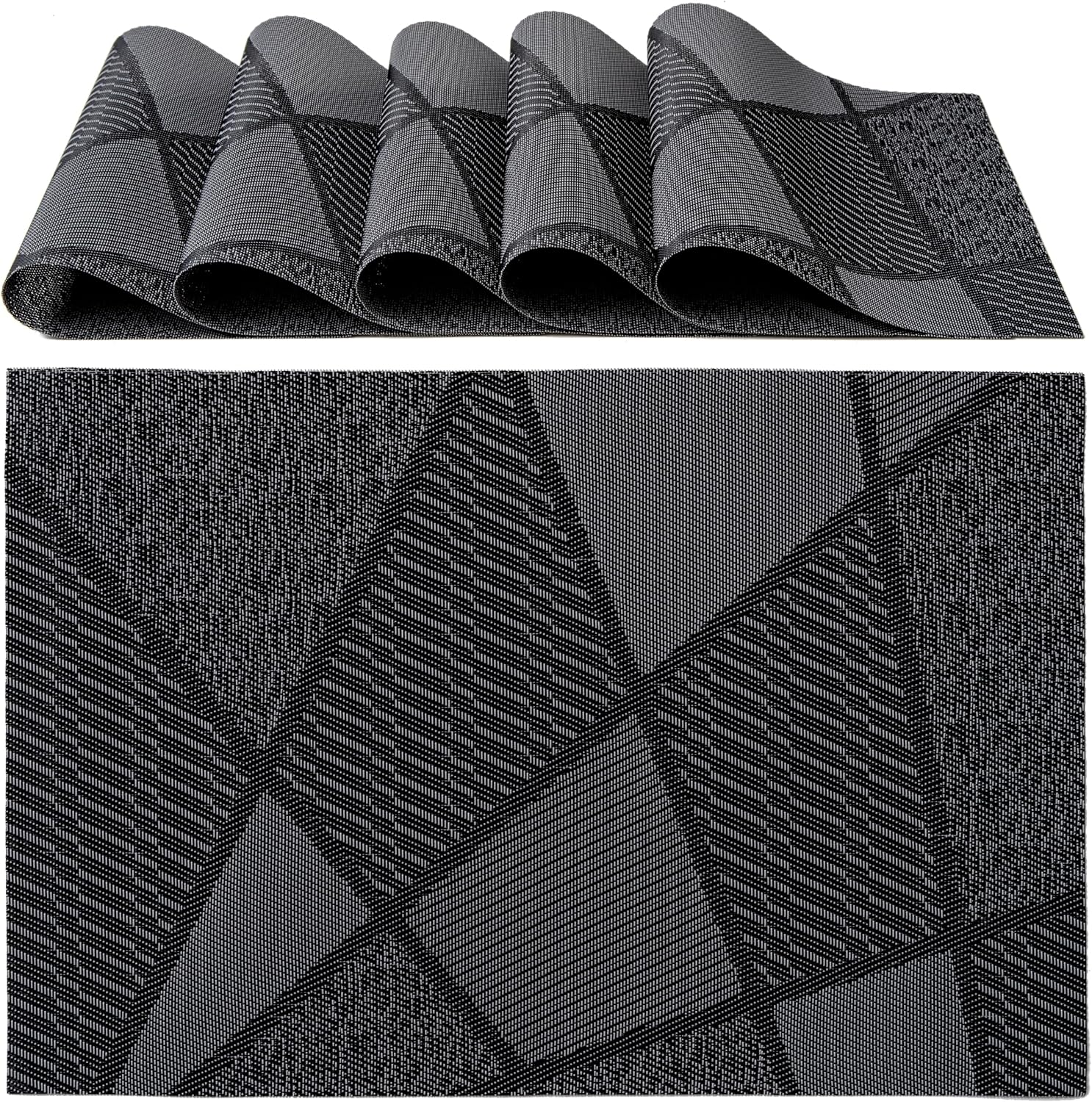 IPEA - Sets de table élégants - 45x30 cm - lavables, résistants, antidérapants