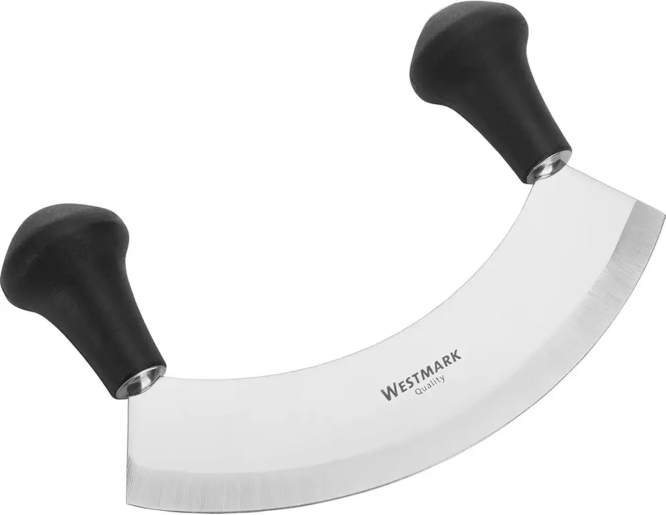 Westmark - couteau hachoir/coupe-pizza, 17 cm, inox/plastique, 12932270