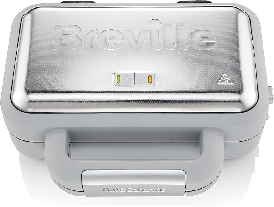 Breville - Machine à gaufres série VST072X - compacte - Gris/Argent - VST072X