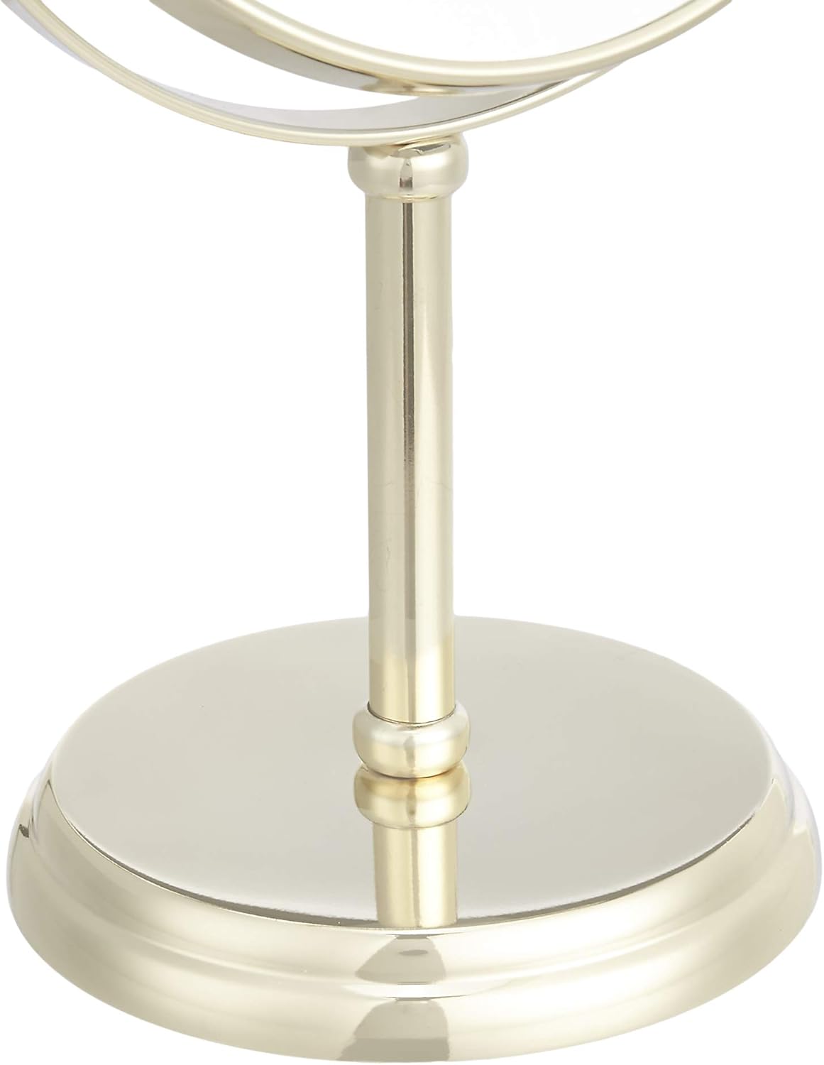 Amazon Basics - miroir de table rond, 18.3x12.5x30 cm, x1/x5, doré