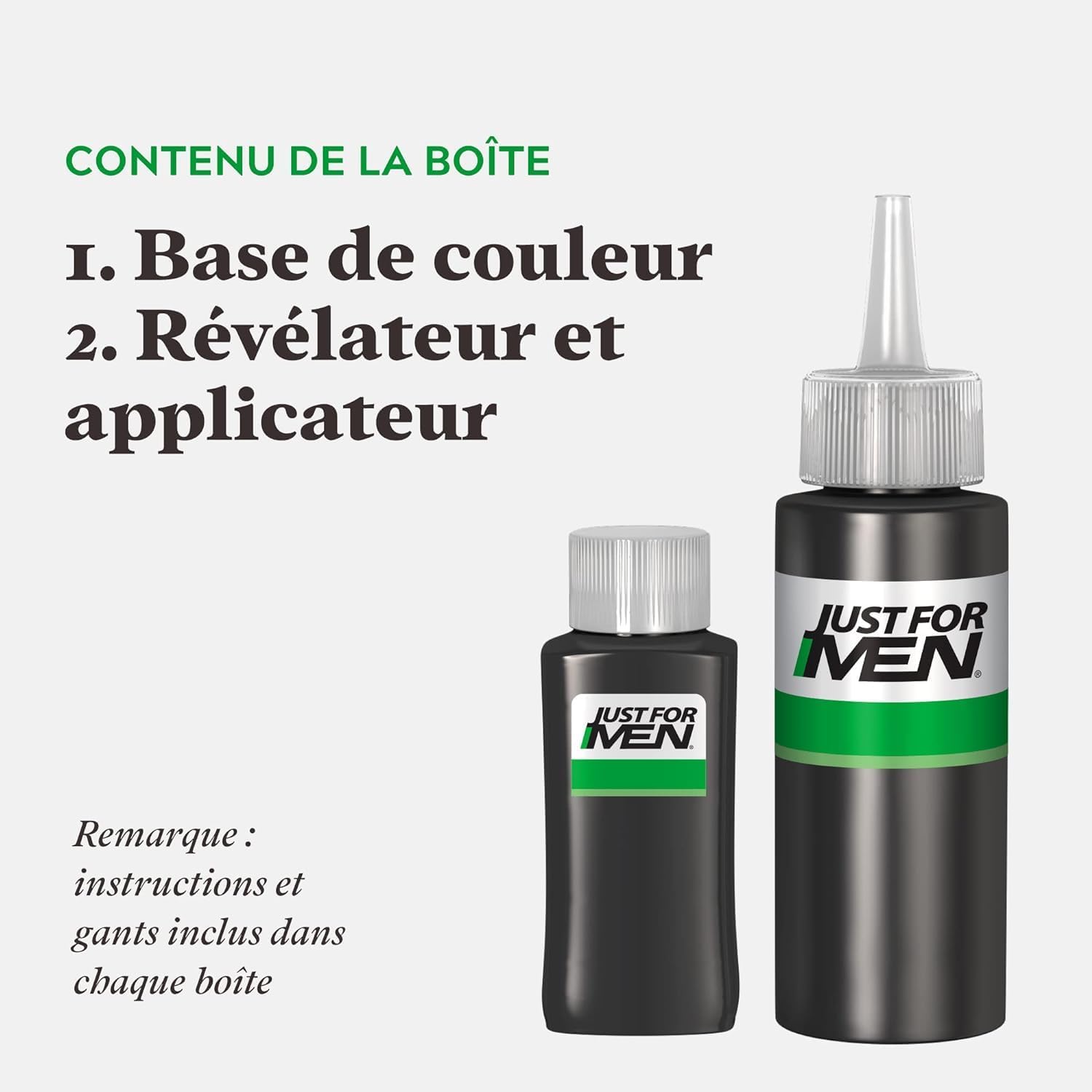 Just For Men - coloration semi-permanente homme - kératine, Vitamine E - sans ammoniaque, châtain - H35