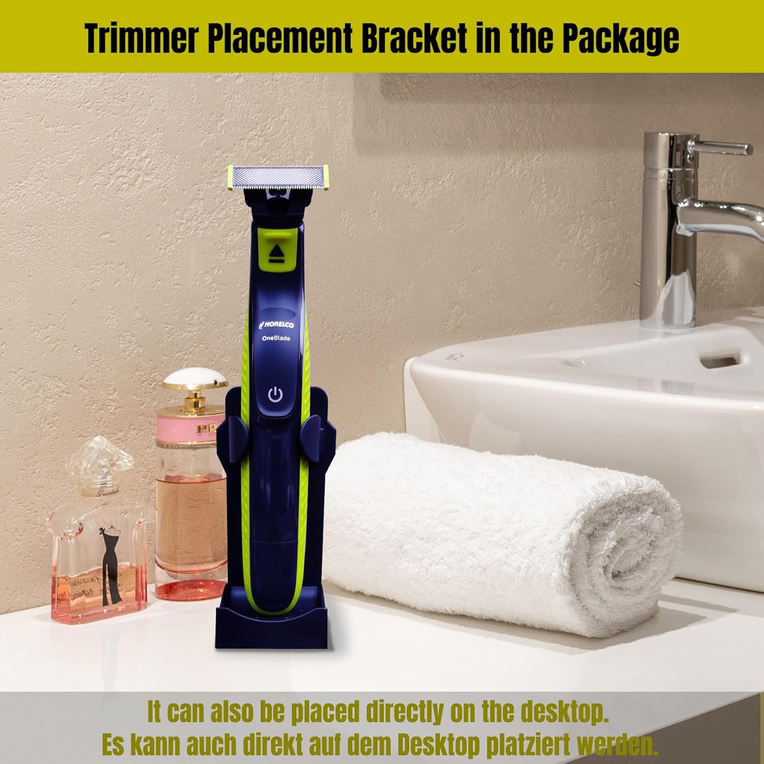 Sac de protection pour Philips OneBlade série QP, vert, compact, QP2734 QP2724 QP2824 QP230 QP220 QP437 QP2630 QP2620 QP