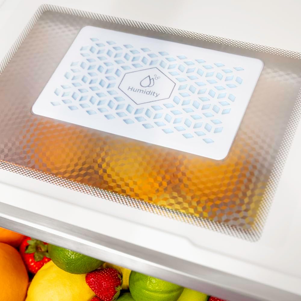 Cecotec - Bolero CoolMarket 250L - 250L - No Frost, Inverter, Multi Airflow, Humidity Box, Black Glass, Classe D