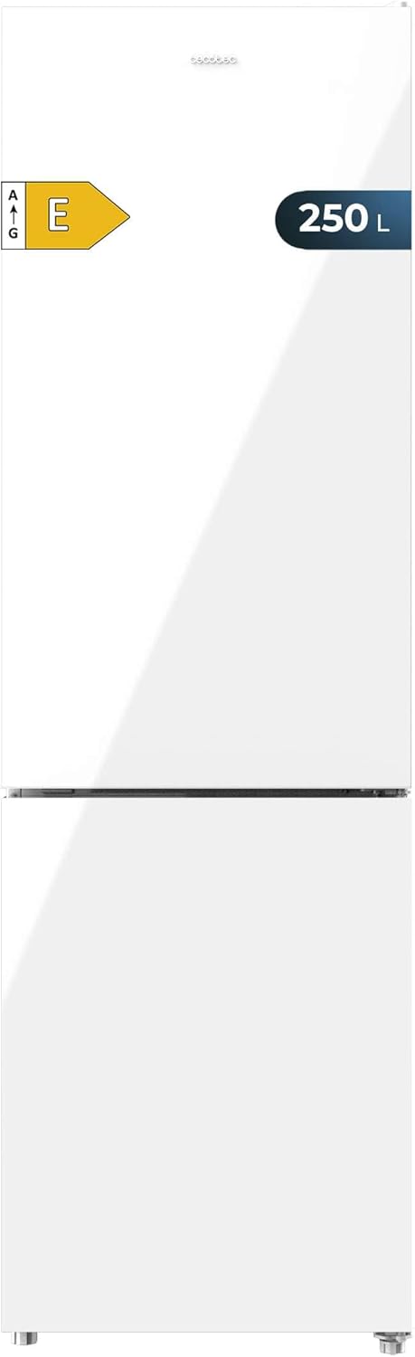 Cecotec - Bolero CoolMarket Combi 250 - 250L - No Frost, Multi Airflow, tiroir humidité, casier bouteilles, E