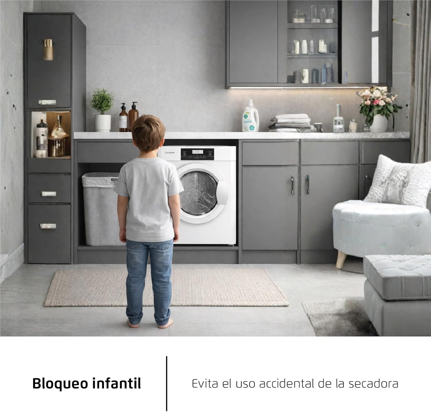 Corberó - sèche-linge frontal 3kg, LED, 5 programmes, blanc, CSM320W