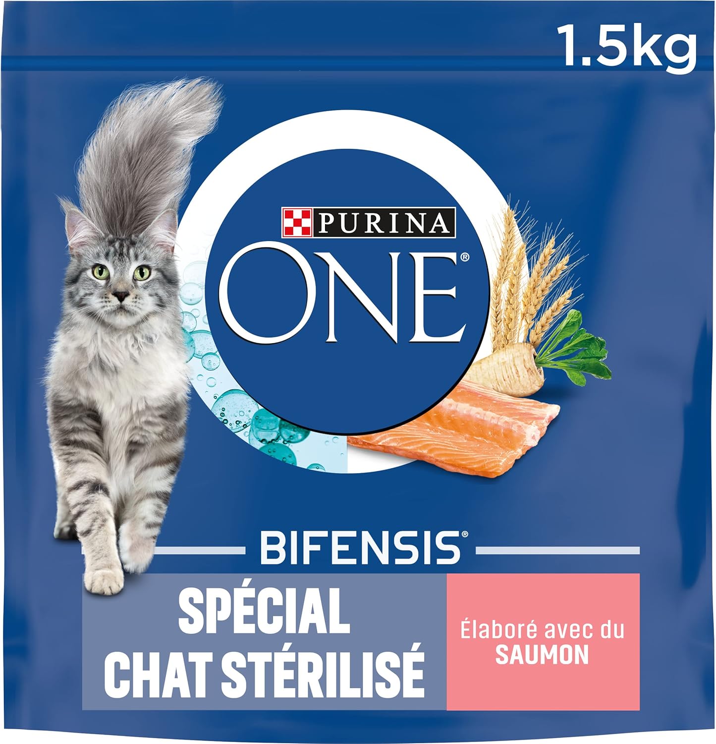 Purina One - Bifensis spécial chat stérilisé 6x1,5kg - immunité, microbiome, urinaire sain