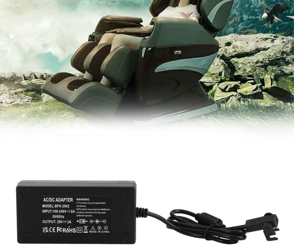 Adaptateur secteur 29V 2A pour fauteuil et canapé électrique ZBHWX-A290020-A