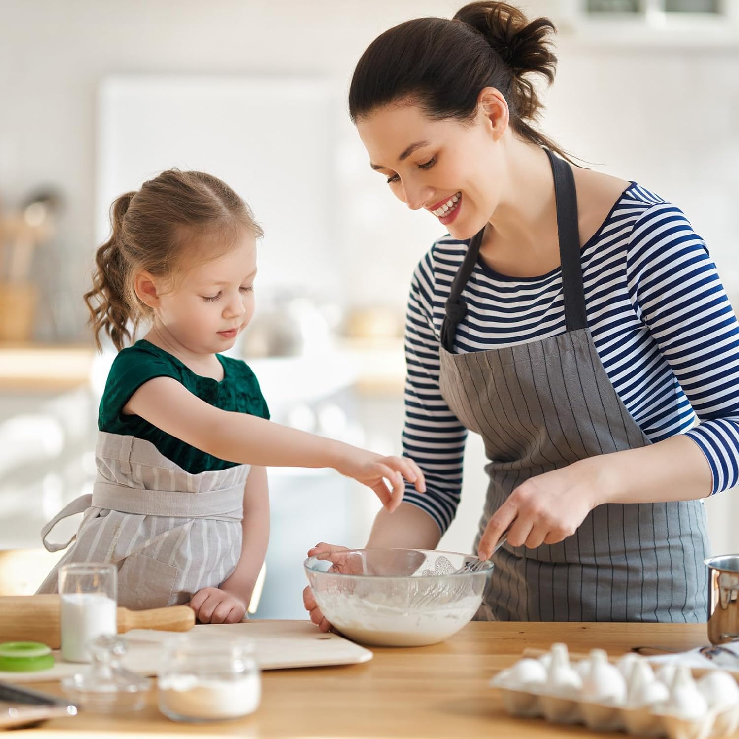 YASHE - Multi Mini gaufrier - 8 x 5 cm - antiadhésif, facile à nettoyer, compact