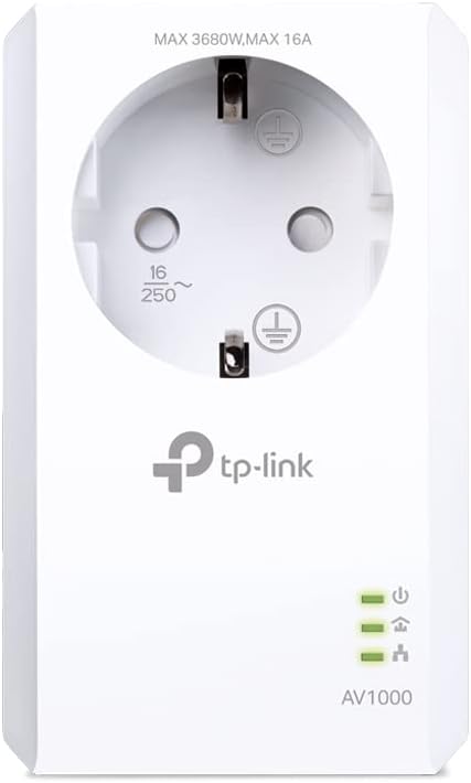 TP-Link - adaptateur Powerline, 1 port Gigabit, AV1000, économie d'énergie, TL-PA7017P