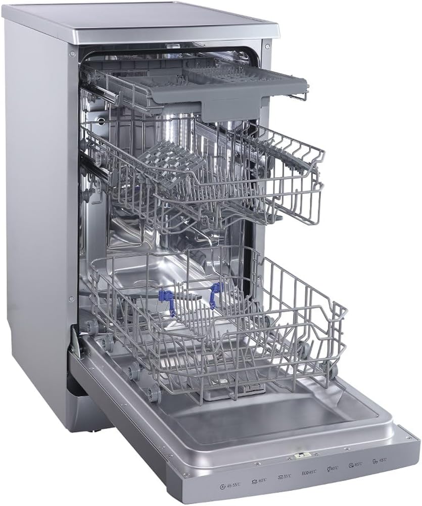 EVVO - D3 Slim - 45 cm - 10 couverts, 8 programmes, plateau réglable