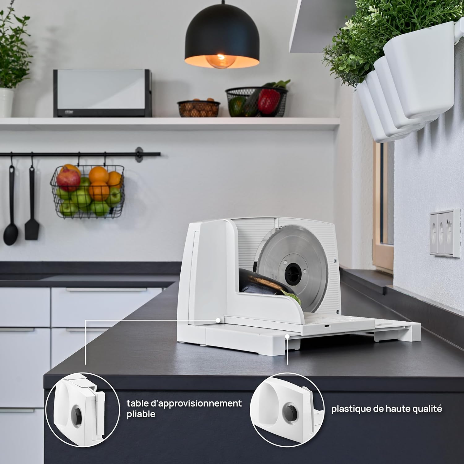 Ritter - Markant 01 - compacte et pliable, moteur ECO, trancheuse universelle