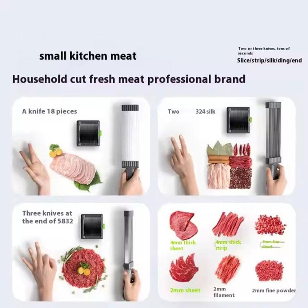 Trancheuse à Viande Manuelle - inox - compacte - découpe précise