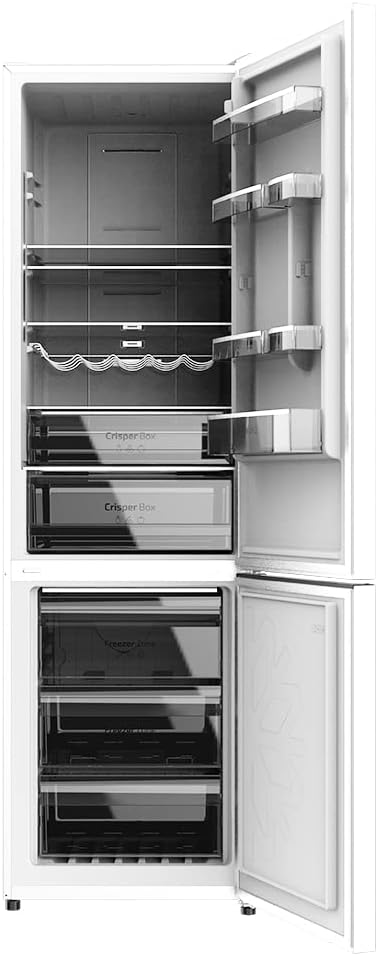 Cecotec - Bolero CoolMarket Combi 356 - 200x60cm - 356L, froid ventilé, basse conso, Total No Frost