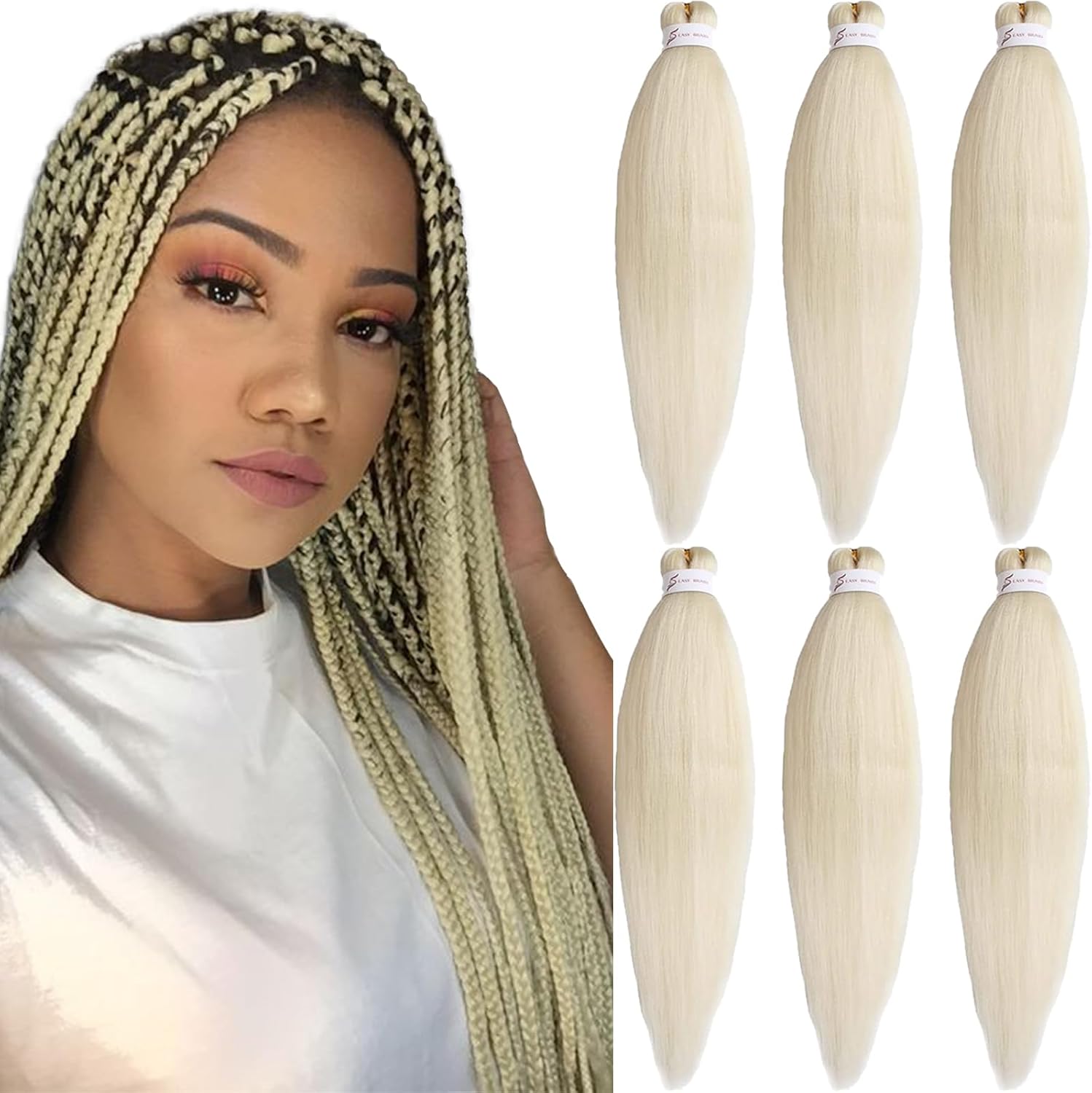 Rajout cheveux - Easy Braids pré-étirés 20