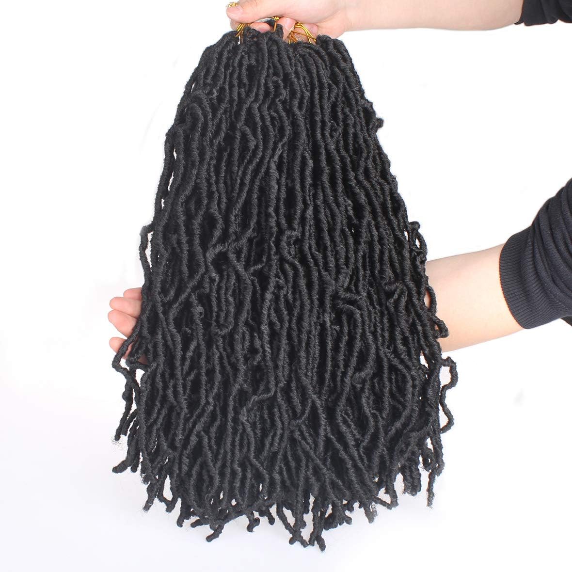 Xtrend - Nu Locs extensions 45,7 cm - 7 paquets synthétiques pré-bouclées