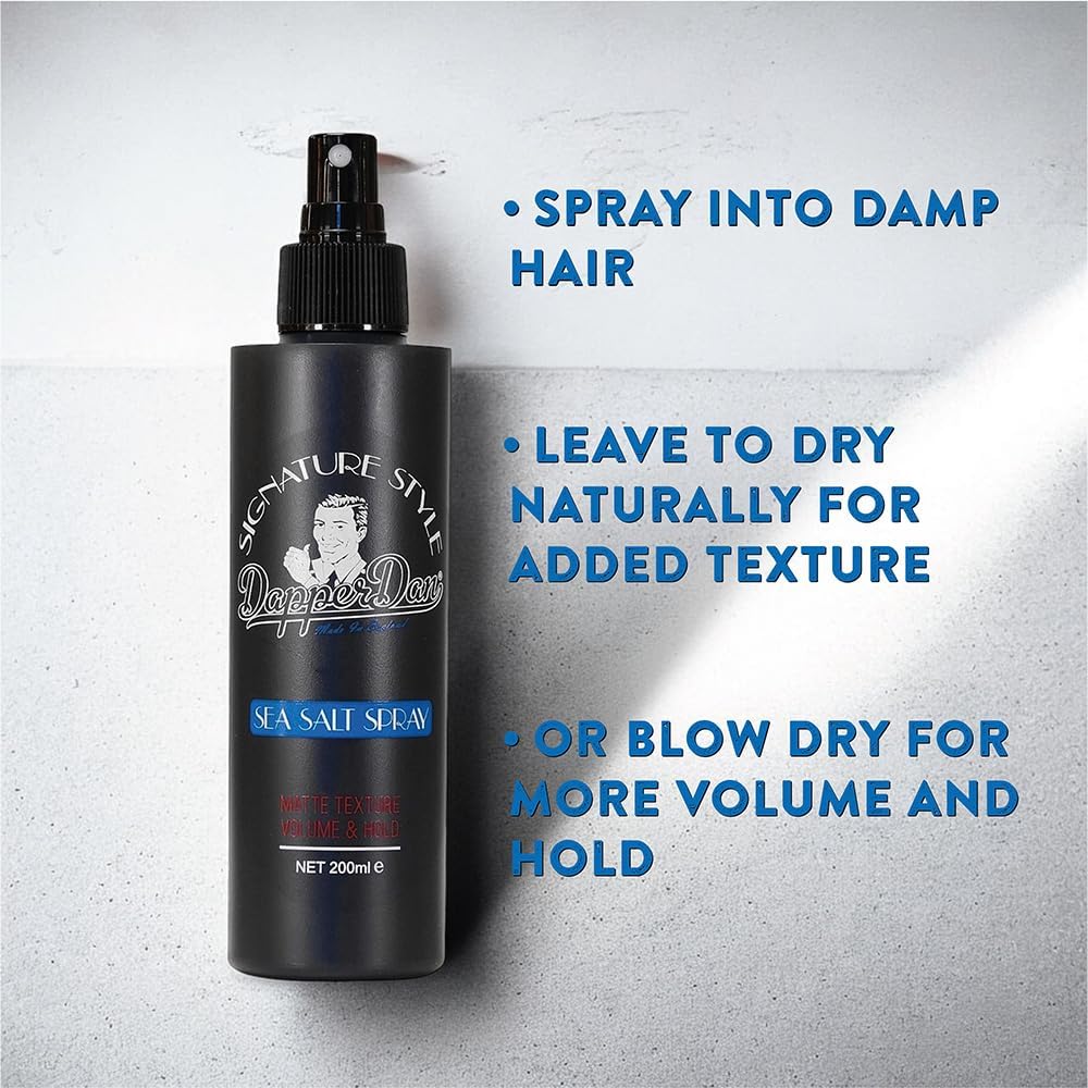 Dapper Dan - Signature Style Coffret - 100/200/300ml - pâte, spray texturisant, shampoing