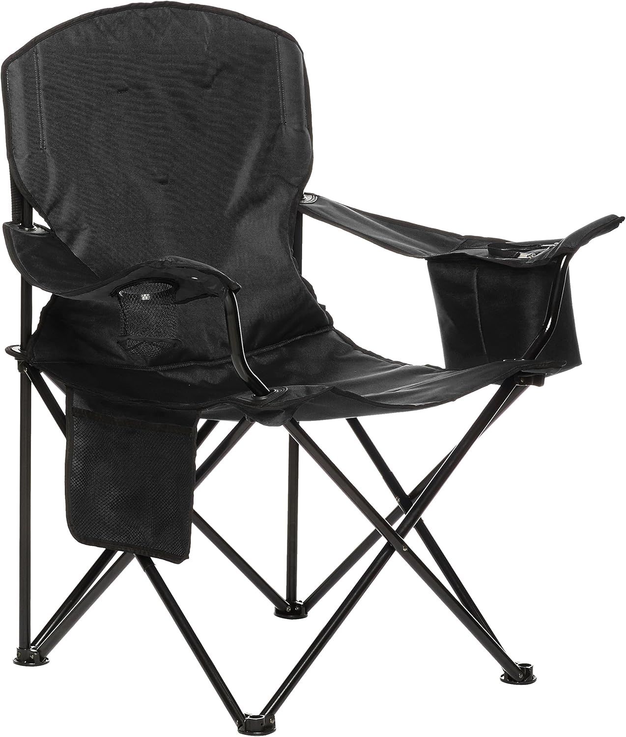 maxy-dealz Basics - chaise de camping avec poche isotherme - pliable, confortable