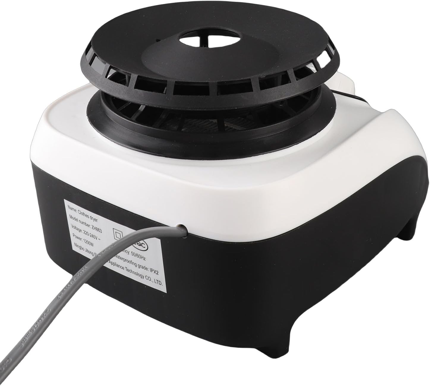 Heer Clothes - sèche-linge pompe à chaleur 22×22×17 cm, 1200W, grande capacité, séchage rapide