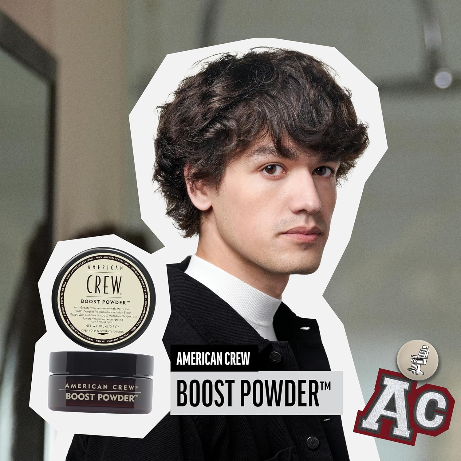 American Crew - Boost Powder - 10g - Poudre coiffante mate, volume, tous cheveux