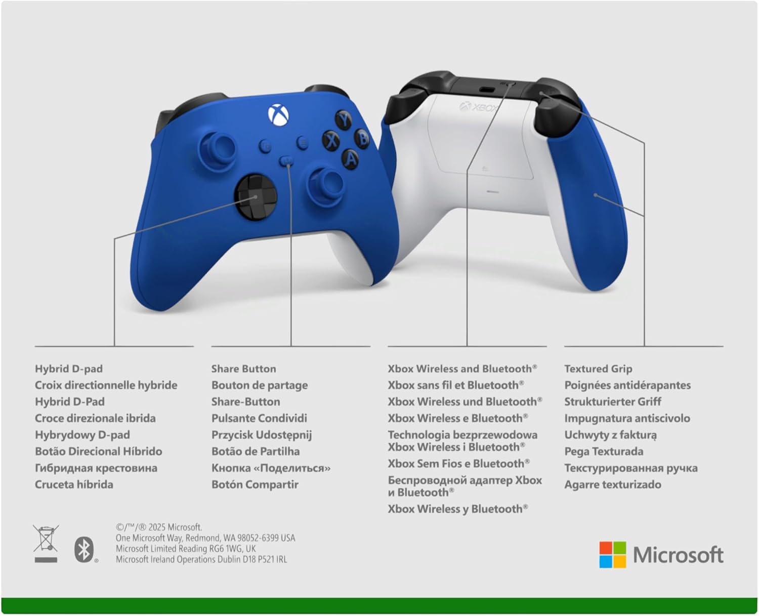 Xbox - Manette sans fil Series X/S - ergonomique - compatibilité multi-plateforme