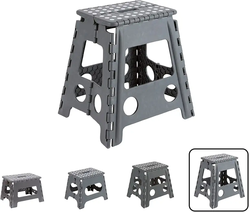 Arregui - tabouret pliant multiusage - 39 cm - marchepied pliable TB-039-G