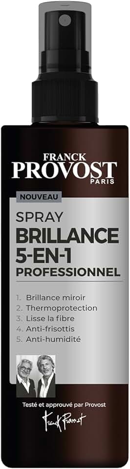 Franck Provost - Spray 200ml - brillance 5-en-1, thermoprotecteur, anti-frisottis