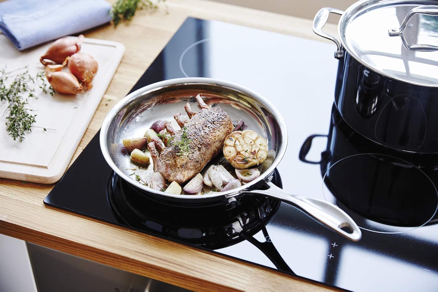 Beka - Poêle à frire True - 24 cm inoxydable, argenté - 12068354