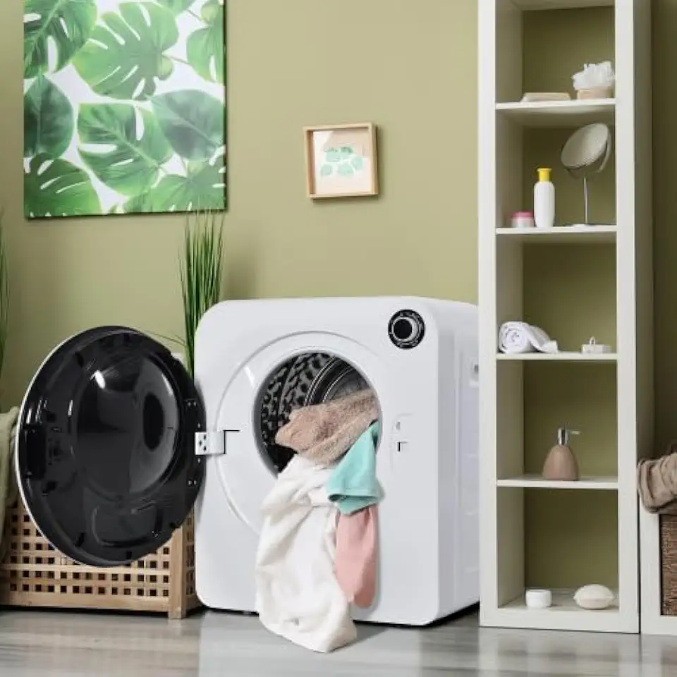 Sèche-linge mural - 3kg, 830W, 62dB - tambour inox, 5 programmes