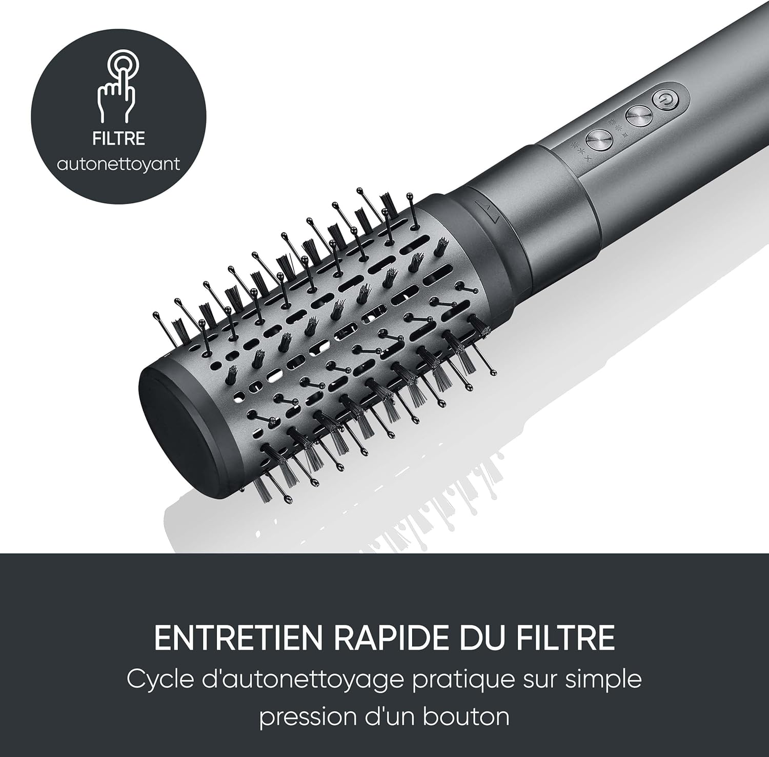 SEVERIN - Brosse soufflante Multi Style 5en1, 1500W, ionique, WL 0684