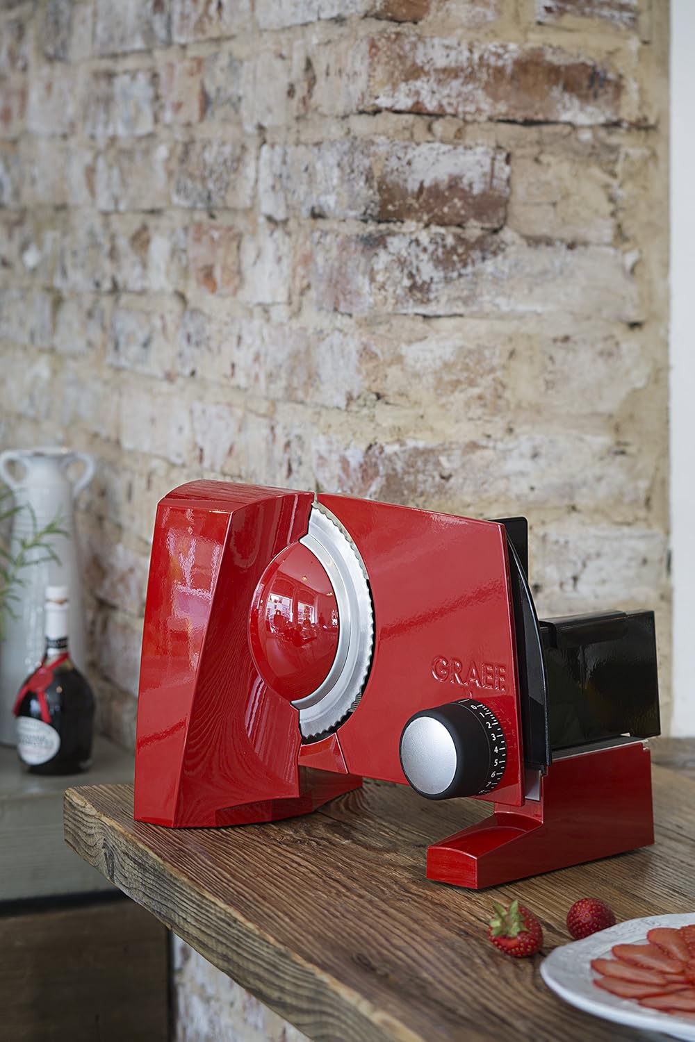 Graef - S10003 - 230x325x240mm - trancheuse alu rouge, 170W, 2,33kg S10003