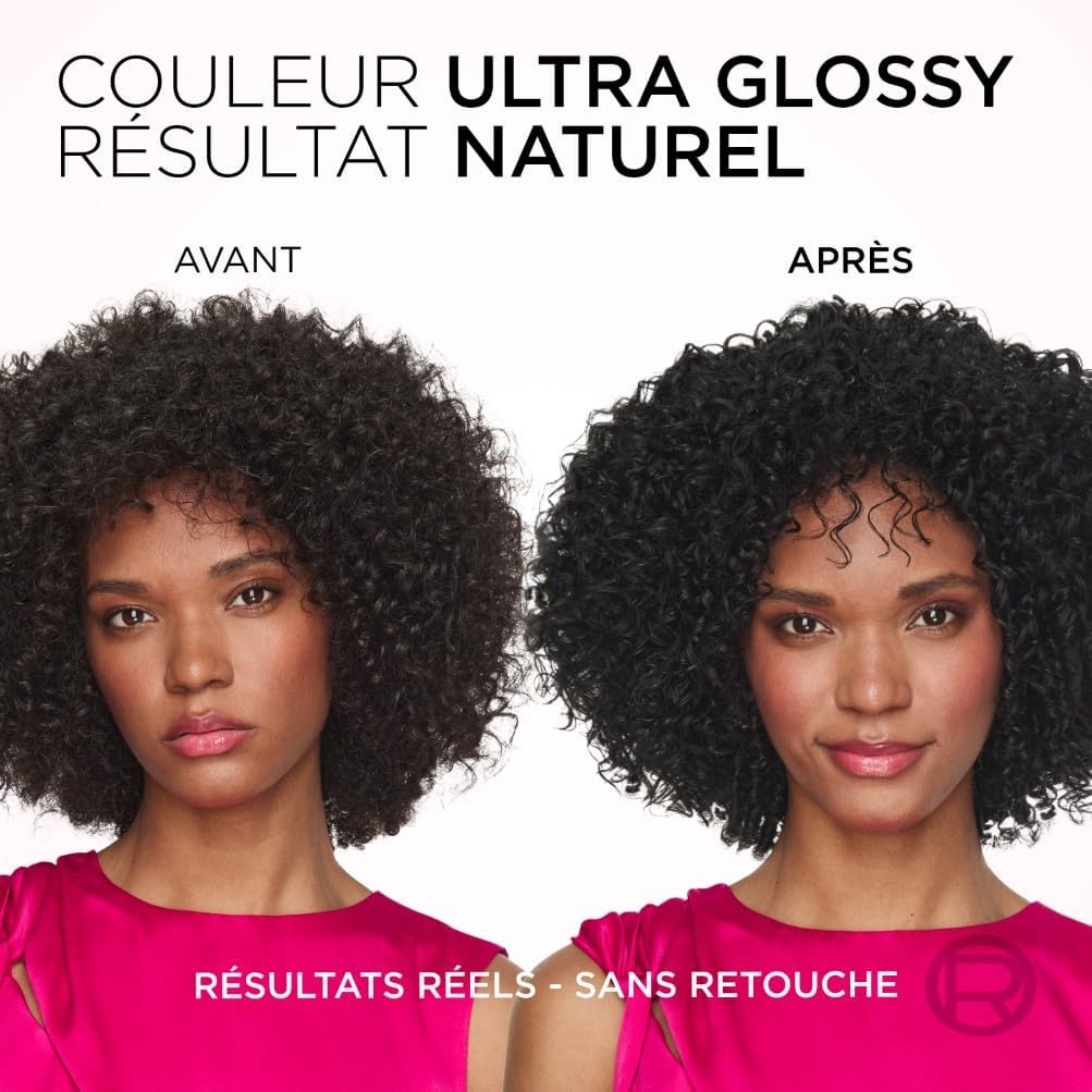 L'Oréal Paris - Casting Crème Gloss - semi-permanente, sans ammoniaque, noir ébène (200)