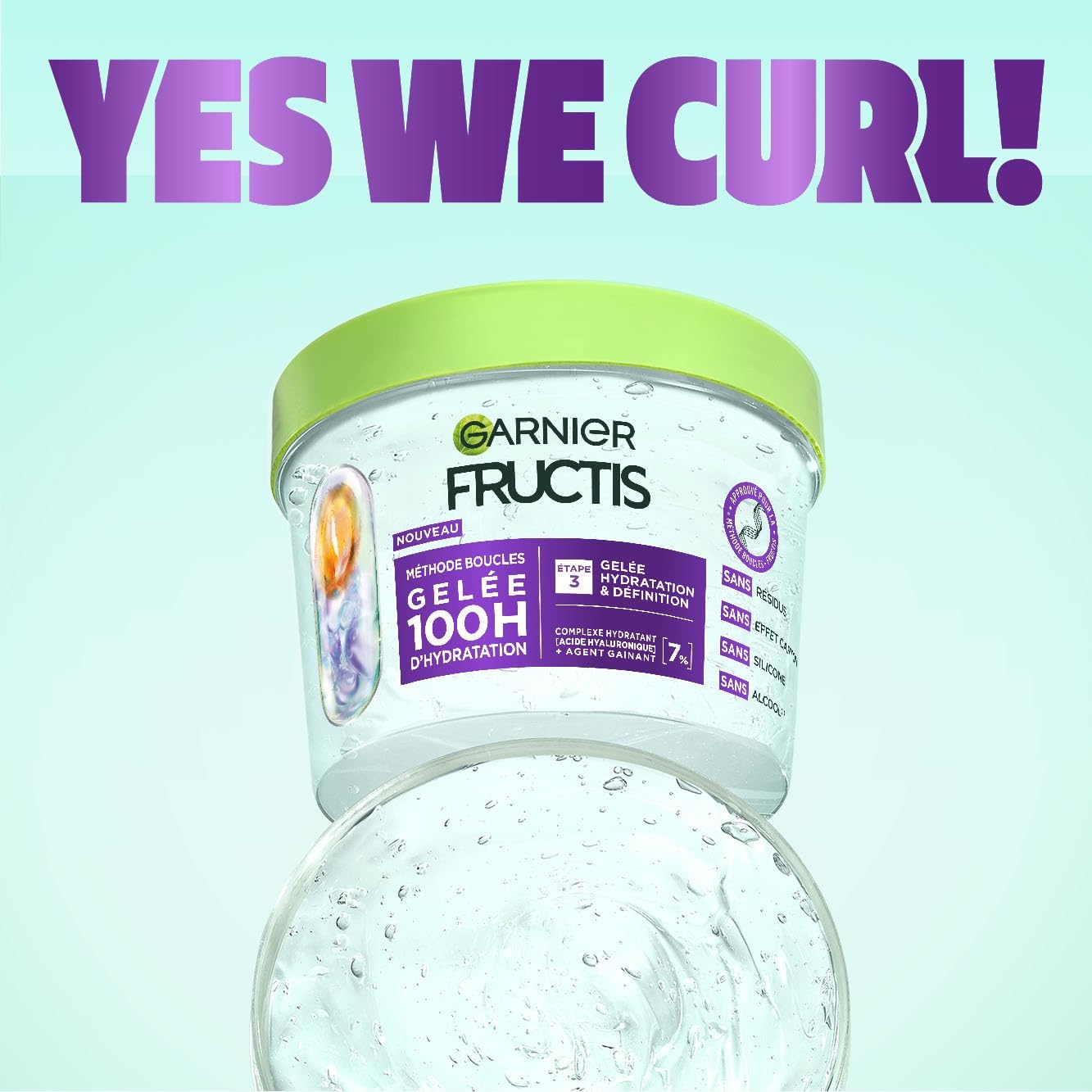 Garnier Fructis - Méthode Boucles - routine 3 produits - hydratation & définition cheveux bouclés