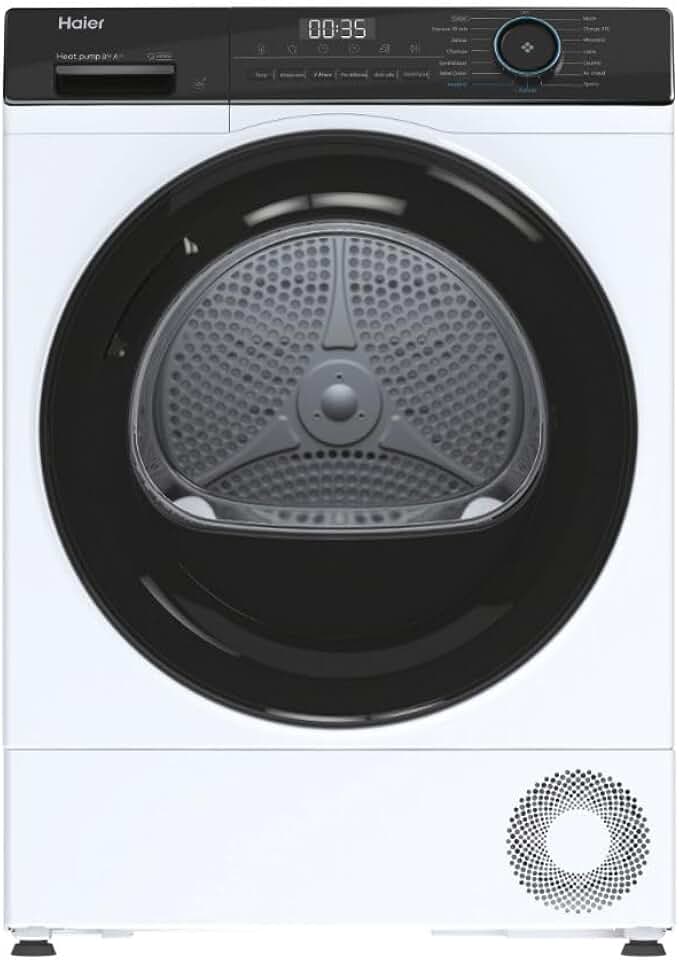 Haier - I-Pro Serie 3 sèche-linge 8kg pompe chaleur, 15 programmes, HD80-A2939E-FR