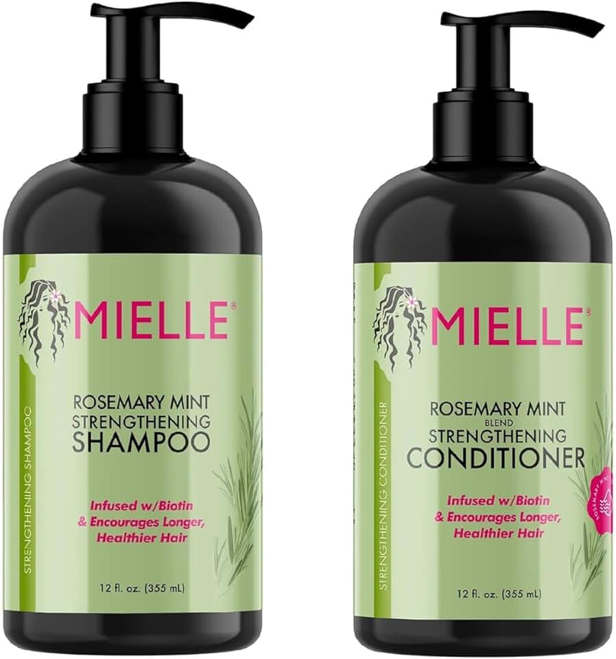 Mielle - Romarin Menthe - biotine infusé - shampooing & revitalisant