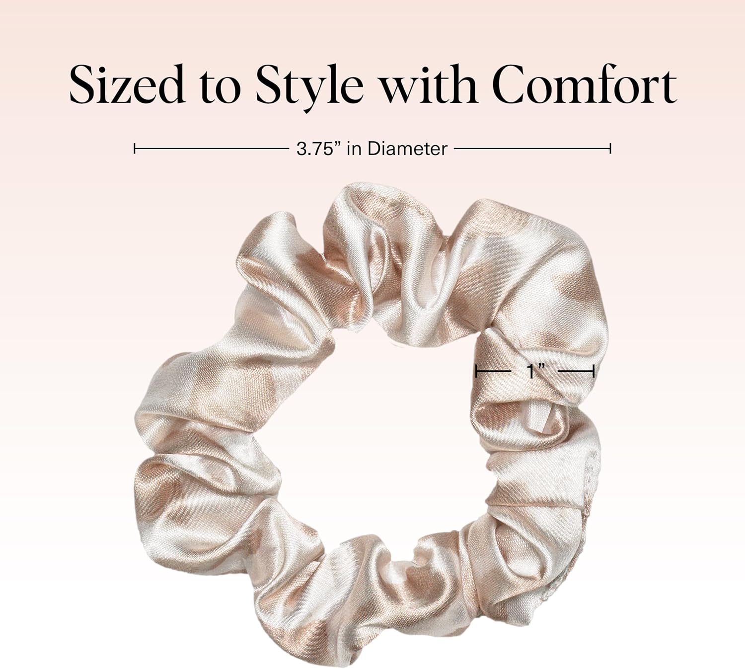 Kitsch - Chouchous satin femme - lot de 5 - ultra doux, anti-frisottis, usage jour & nuit