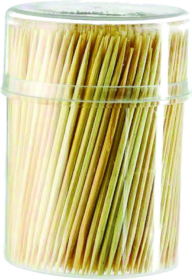 Cure-dents bois usage quotidien, lot durable, dimensions pratiques