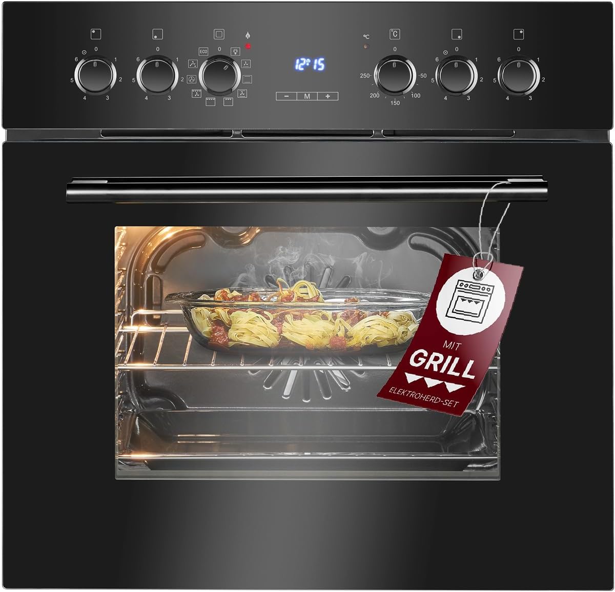 Bomann - cuisinière encastrable induction, 56L, 9 fonctions, EHBC7937