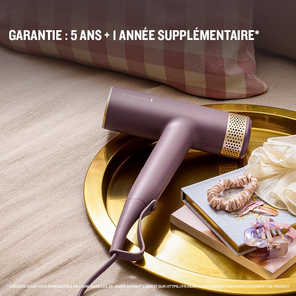 Remington - AIRvive - moteur numérique léger, séchage rapide, 12 réglages, technologie ionique, EC8930