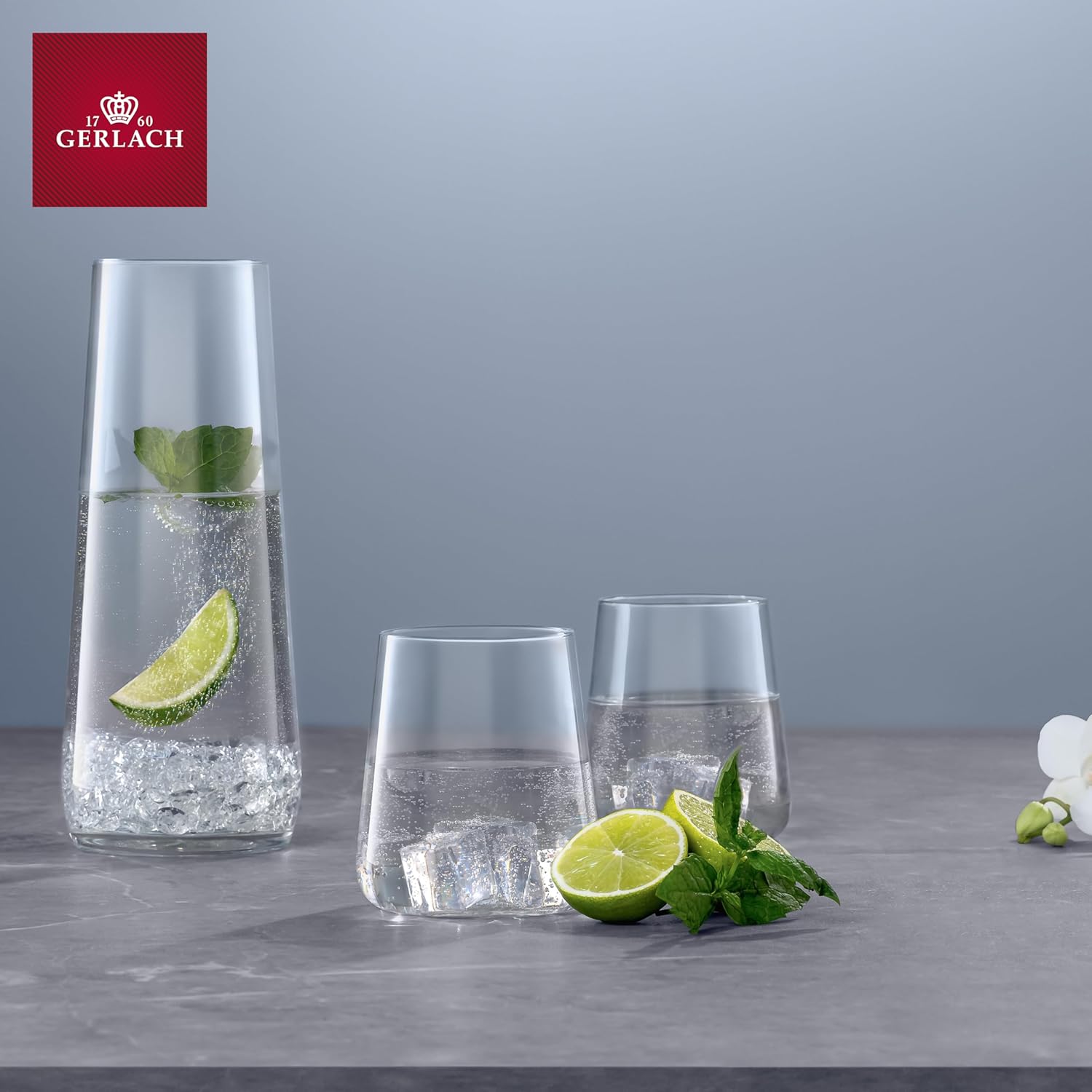 Gerlach - 1760 - verres 430ml, eau, cocktail, jus, lave-vaisselle