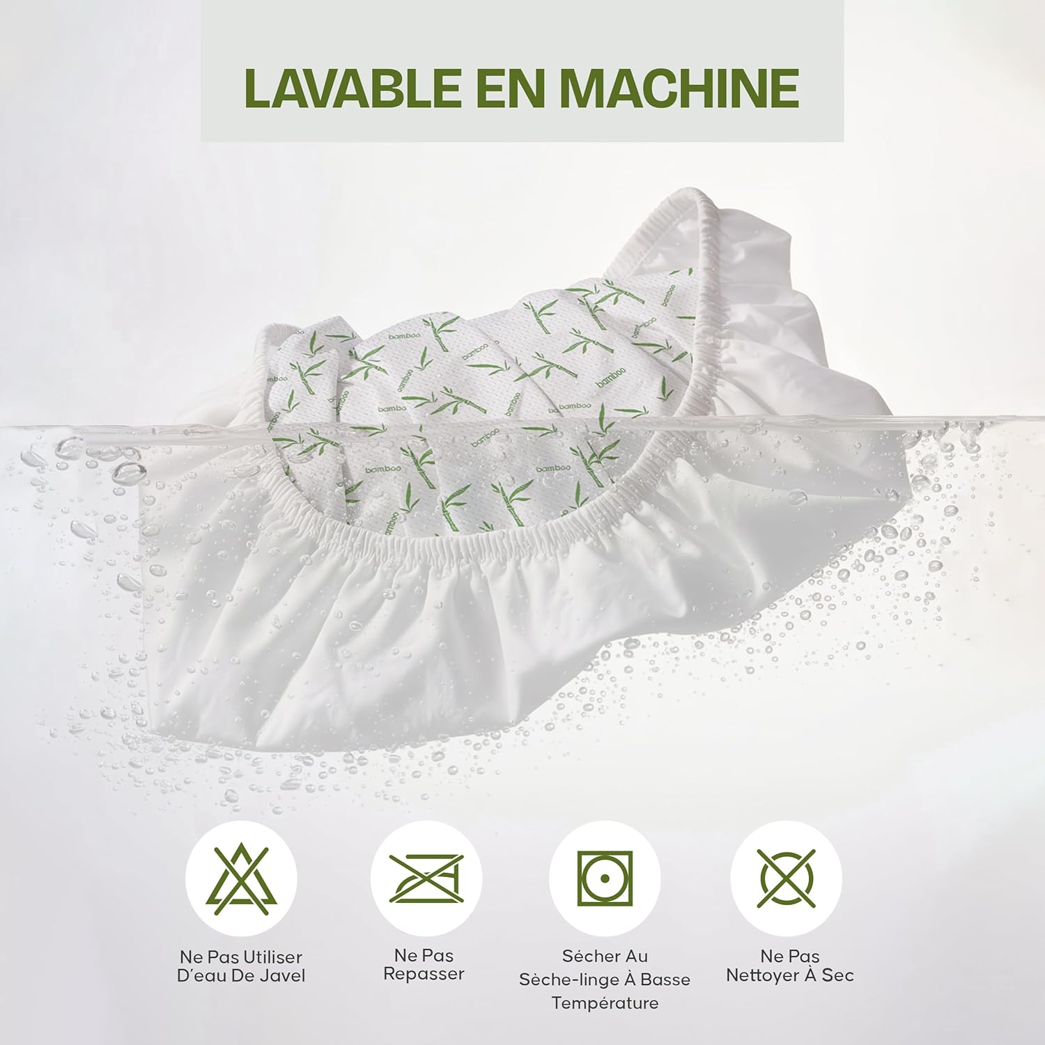 Utopia Bedding - Protège-matelas Premium - 90x200x30 cm - Imperméable, respirant, Oeko-Tex